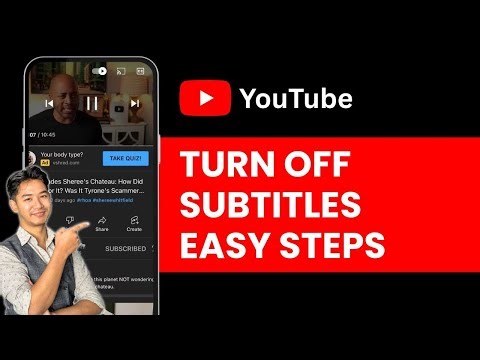How To Turn Off Subtitles / Closed Captions On YouTube !