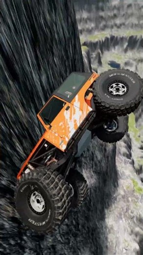 Car falls on Lava, Ibishu Hopper (Type is Cars and Trucks) Gecko (M). Beamng Short.