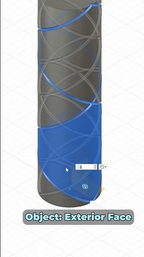 How to add knurling grip texture in Fusion! FAST ➡️