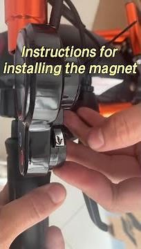 [iENYRID M4 Pro S+]Step by Step Instructions for Installing the Magnet Within the Display (Throttle)