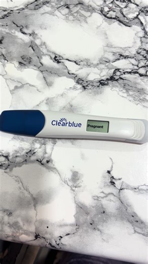 The Joy of a First Digital Positive Pregnancy Test