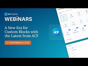 ACF Product Showcase: A New Era for Custom Blocks with Inline Editing