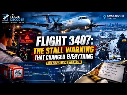 Flight 3407 The Stall Warning That Changed Everything Air Crash Investigation #Flight3407 #AirCrash