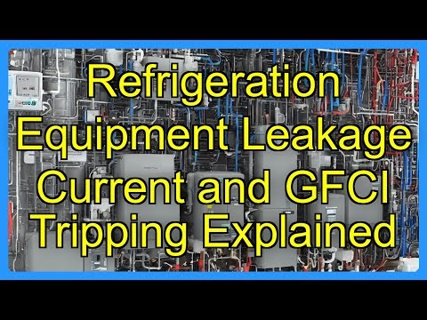 Refrigeration Equipment Leakage Current and GFCI Tripping Explained