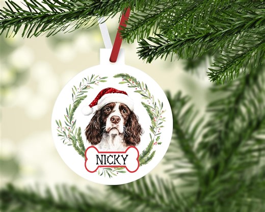 Spaniel Ornaments. Cocker Spaniel Present. Personalized Springer Spaniel Gifts! - Etsy