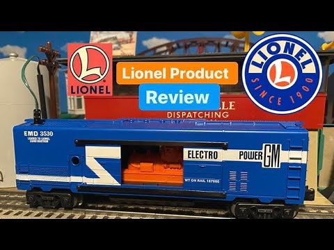 Lionel 3530 GM Generator car review. (1998 remake)