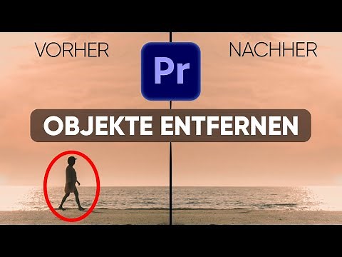 Objekte EINFACH ENTFERNEN in Premiere Pro