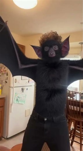 From human to bat in seconds #shorts #viral #batman