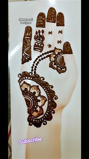 Simple but Beautiful Mehandi design #mehndi Design #Aasan Mehandi design