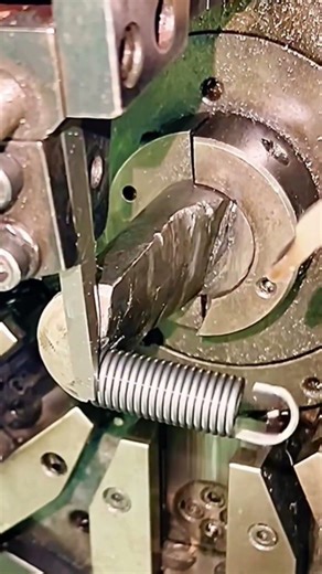 Metal spring making process