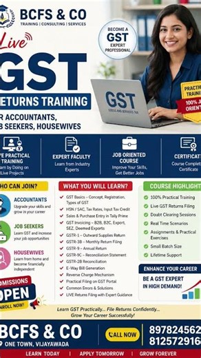 🔥 Live GST Returns Training | Accountants, Job Seekers & Housewivesకి Golden Opportunity!..