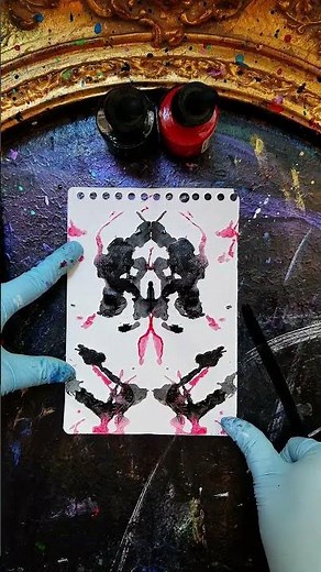 Daily #inkblot #art | What do YOU see?