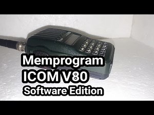 Memprogram Icom V80 non Manual | Software Programming