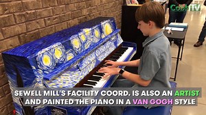 26K views · 127 reactions | VIDEO: This is not something you see every day. A brightly-colored piano sits in the Sewell Mill Library and Cultural Center. It is a donation from Play Me Again Pianos an organization that wants to place 88 pianos at locations across metro Atlanta. (www.playmeagainpianos.org) Watch the video to learn more about this piano and how it ended up the way it did! Cobb County Public Library System | Cobb County Government | Facebook