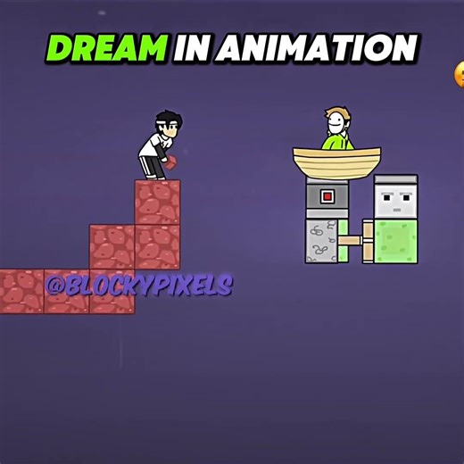 Dream In Animation VS Dream In Real 😍🤯 #shorts #minecraft #dream #trending #gaming #viral #clutchgod