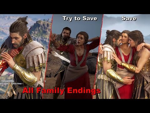 Assassin's Creed Odyssey - Save vs Kill Deimos (All Endings)