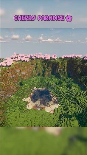 epic cherry biome seed in minecraft