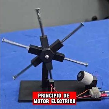 Mini electric motor made with nails!