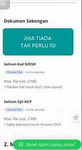 Cara daftar Kad Hijau CIDB dengan menggunakan telefon pintar.