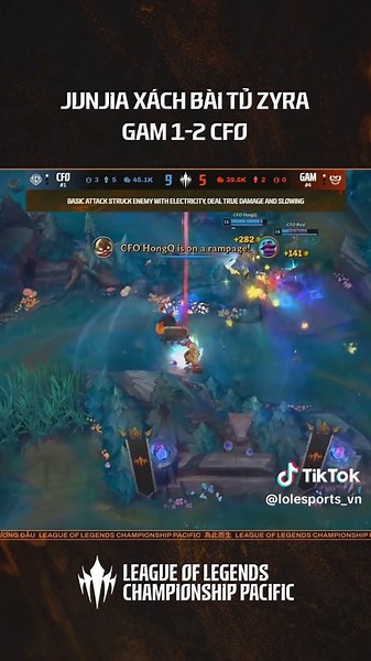CFO tiếp tục vươn lên dẫn trước #LoLPacific #gamingontiktok #leaguetok #lmht #lolpacific