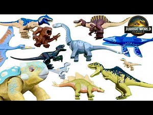 DISCOVERING AND ASSEMBLING DINOSAURS!! SPINOSAURUS, MOSASAURUS, TITANOSAURUS, DISTORTUS REX & MOR...