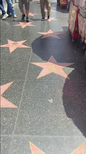 Walking the Hollywood Walk of Fame ⭐🎬