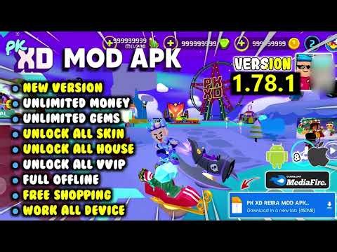 Update!! PK XD Mod Apk 1.78.6 Latest Version 2025 - Unlimited Money & Unlock All