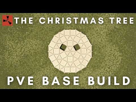 RUST PvE Base Build | The Christmas Tree