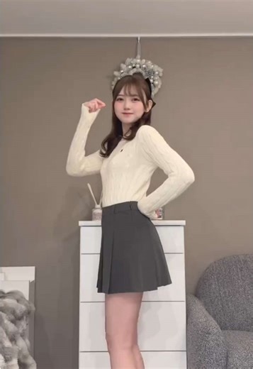大きいリボンのハーフアップヘアスタイル