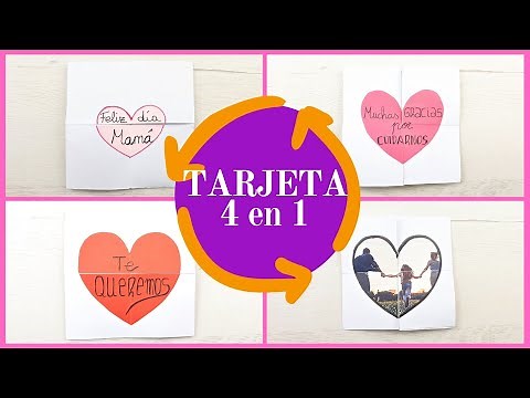 How to make an infinity card to give as a gift very easily