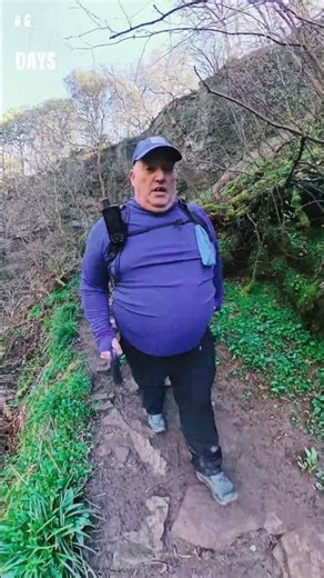 Hiking to Hareshaw linn #hiking #waterfall
