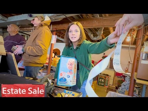 Treasures were Hiding in the Basement of this Estate Sale!!!
