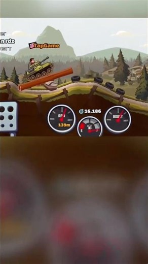 🚂 army tank 🚒Can I Reach 10000M?Hill climbing 🧗 #shorts #gameplay #mobilegaming #gaming