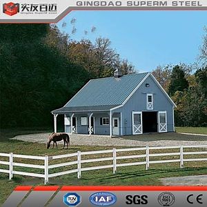[Hot Item] Prefabricated Horse Stable Steel Structure Building Prefab Horse Stable