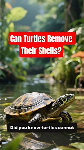 Can Turtles Remove Their Shells? | The ViralScience #sciencefacts #facts #science