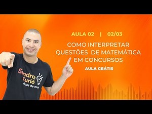 MATEMÁTICA CONCURSO PÚBLICO | SANDRO CURIÓ