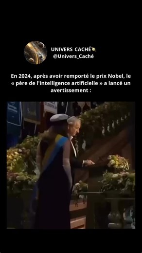UNIVERS_CACHÉ on Instagram: "En 2024, Geoffrey Hinton, scientifique britannique de 76 ans, a reçu le prix Nobel de physique pour ses découvertes fondamentales qui ont permis l’apprentissage automatique grâce aux réseaux de neurones artificiels. Considéré comme le « père de l’intelligence artificielle », Hinton a été un pionnier dans le développement de techniques essentielles à l’IA moderne, telles que la machine de Boltzmann et l’algorithme de rétropropagation, qui permettent aux systèmes d’app
