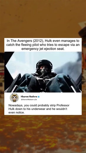 Hulk Catches Pilot Ejecting from Jet