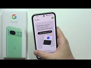Google Pixel 8a: How to Add Credit / Debit Card - Google Wallet Cards #pixel8a
