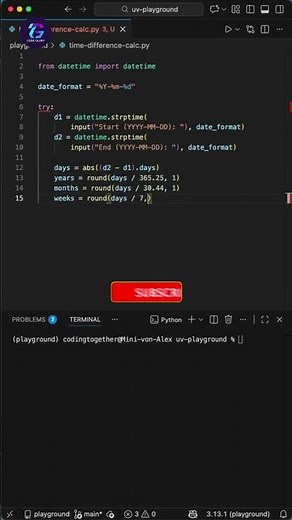 Build a Time Calculator Using Python⏱️| How to Make a Time Calculator in Python#short#ytshort#shorts