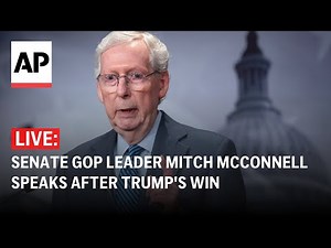 LIVE: Senate GOP leader Mitch McConnell speaks after Trump's win