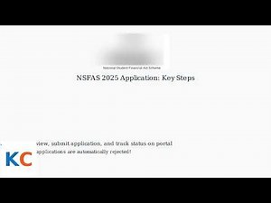 How to Apply for NSFAS 2025 – Step-by-Step Online Application Tutorial