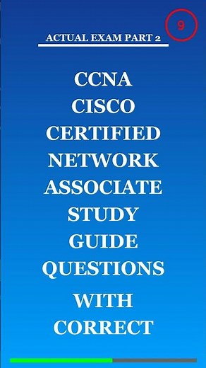 CCNA Cisco Certified Network Associate Study Guide Questions with Correct
