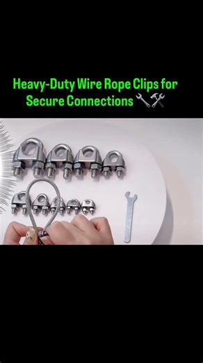 Heavy-Duty Wire Rope Clips for Secure Connections 🔧🛠️ #wireropeclip #zechlimited