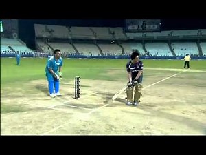 Shah Rukh Khan @iamsrk in action during the 4th Owners' Match between KKR and PWI