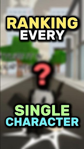 Ranking every single character In Jjs #jujutsushenanigans #jjkgame #roblox #jjk