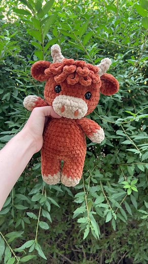 Crochet Highland Cow Pattern - Free Crochet Pattern