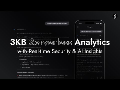 ⚡3KB Serverless Analytics – No APIs, No Origin, No Semantic Parsing (SRF)