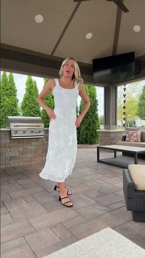 Obsessed with This White 3D Floral Dress | Elegant Mesh Maxi Dress