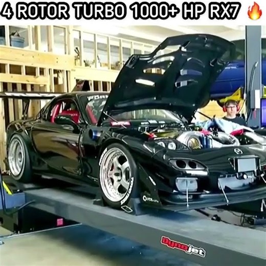 🔥 1000+ HP 4-Rotor Turbo Mazda RX-7 | INSANE Dyno Pulls & Street Hits! 🤯